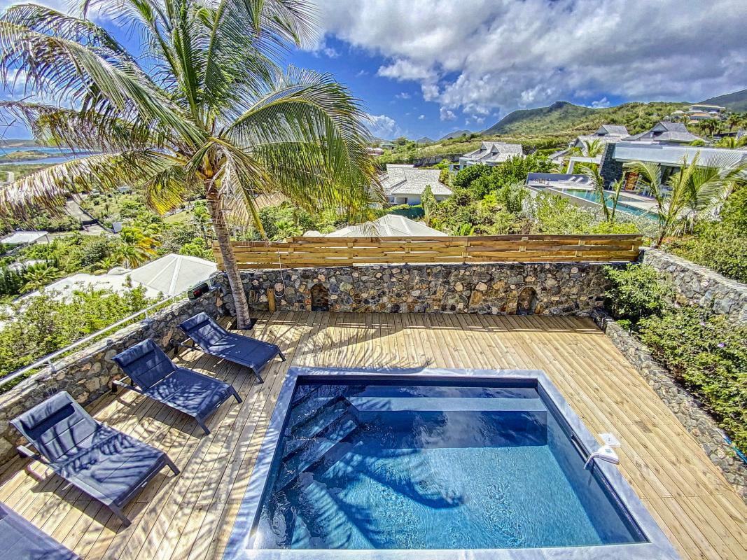 Location villa 6 personnes Orient Bay Saint Martin-piscine-5